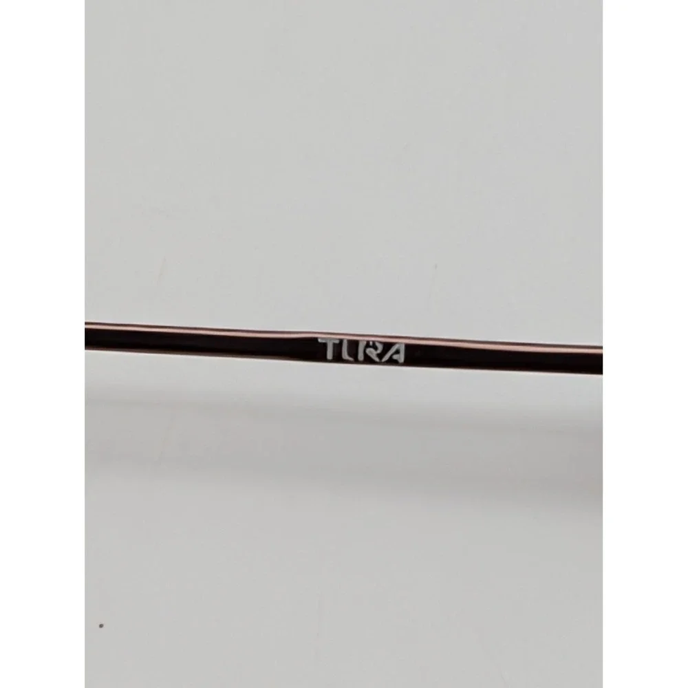 Tura Mod 760 ROS Eyeglasses Round Wire Frame Pink Japan 49-18